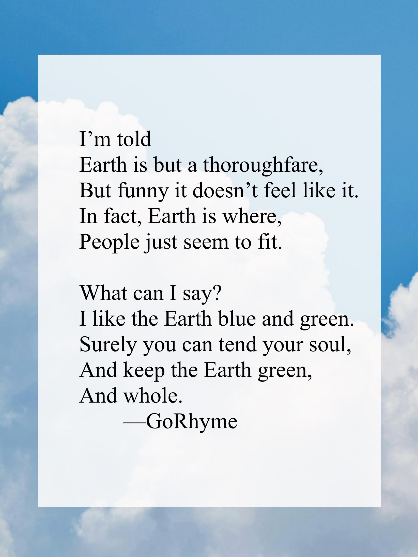 Poetry by Kelly Gray